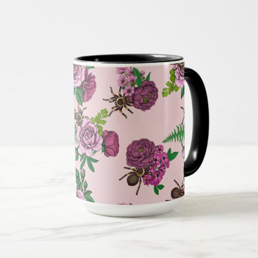 Mug Bouquets et tarantula (Devant droit)