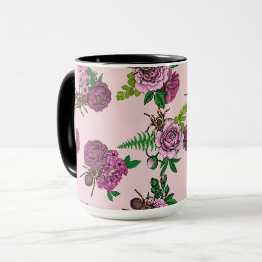 Mug Bouquets et tarantula (Devant gauche)