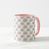Mug bouquets floraux vintage (Devant droit)