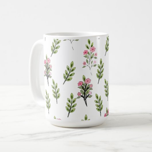 Mug Bouquets roses (Devant gauche)