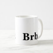Mug Bourbon lover black and white (Devant droit)