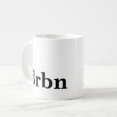 Mug Bourbon lover black and white (Devant gauche)