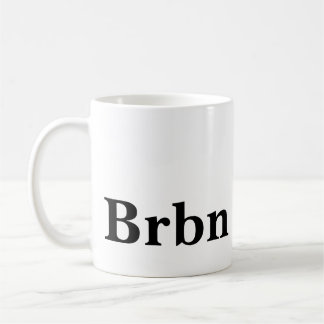 Mug Bourbon lover black and white