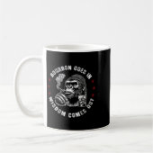 Mug Bourbon Va Dans La Sagesse Sortit Le Whiskey Singe (Gauche)