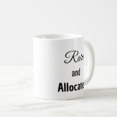 Mug Bourbon whiskey lover black and white  (Devant droit)