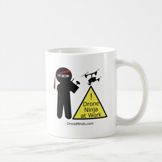 Mug Bourdon Ninja au travail (Droite)