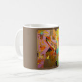 Mug Bourdonnement abstrait de caféine (Devant gauche)