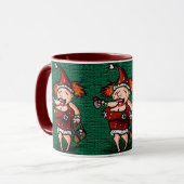 Mug Bourdonnement de Noël de Bizzy (Devant gauche)