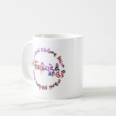 Mug Bourdonnement de padme de l'OM mani (Devant gauche)