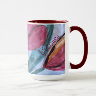 Mug Bourgogne Avec Tuilerie Rouge