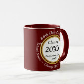 Mug Bourgogne, Blanc et Noir, Musique de Réunion de cl (Devant droit)