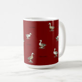 Mug Bourgogne J'aime les canards (Devant droit)