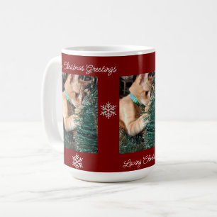 Mug Bourgogne Personnalisé avec Photo de Chat