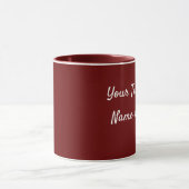 Mug Bourgogne Personnaliser Message Café Cup Cadeau Mu (Centre)