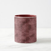 Mug Bourgogne Rayures Rouges et Blanches Saint-Valenti (Centre)