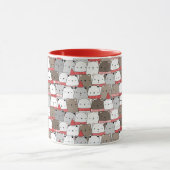 Mug Bours de Noël mignons (Centre)