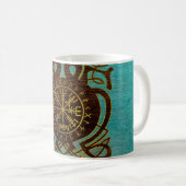 Mug Boussole de navigation de Vegvisir - de Viking (Devant droit)