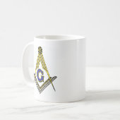 Mug Boussole et carré (Devant gauche)