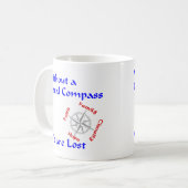 Mug Boussole morale (Devant gauche)