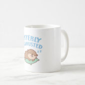 Mug Bout de couchage mou Otterly Exhausté Funny (Devant droit)
