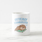 Mug Bout de couchage mou Otterly Exhausté Funny (Centre)