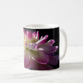 Mug Bouteille à café à imprimé floral rose dahlia (Devant droit)