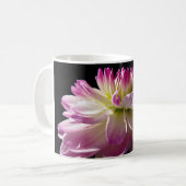 Mug Bouteille à café à imprimé floral rose dahlia (Devant gauche)