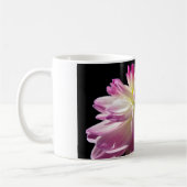 Mug Bouteille à café à imprimé floral rose dahlia (Gauche)