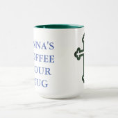 Mug Bouteille à café de l'église avec croix (Centre)