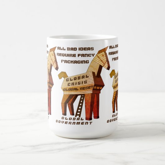 Mug Bouteille à café Global Reset (Centre)