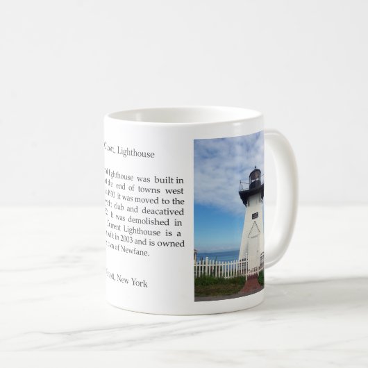 Mug Bouteille à café Olcott Lighthouse (Devant droit)