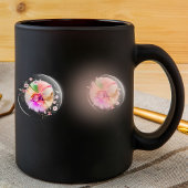 Mug Bouteille à café orb floral