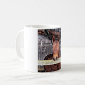 Mug Bouteille à cheval neigeux (Devant gauche)
