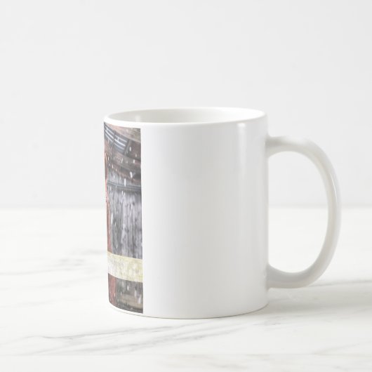 Mug Bouteille à cheval neigeux (Droite)