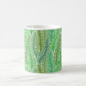 Mug Bouteille à feuilles vertes (Centre)