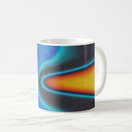 Mug Bouteille classique à flux d'encre fluide et dynam (Devant droit)