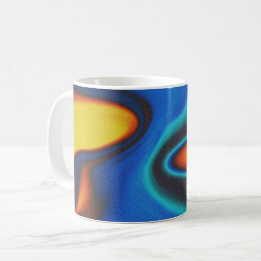 Mug Bouteille classique à flux d'encre fluide et dynam (Devant gauche)
