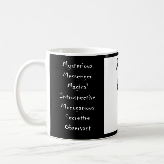 Mug Bouteille corbeau (Gauche)