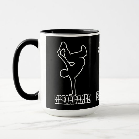Mug Bouteille de breakdance - choisir style et couleur (Gauche)