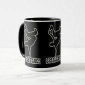 Mug Bouteille de breakdance - choisir style et couleur (Devant gauche)