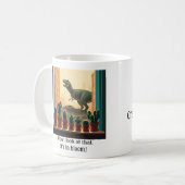 Mug Bouteille de cactus de la fenêtre de dinosaure (Devant gauche)