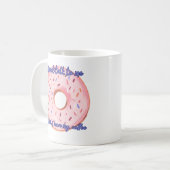 Mug Bouteille de café à Donut (Devant gauche)
