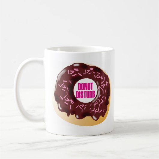 Mug Bouteille de café à Donut (Gauche)
