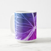 Mug Bouteille de café à papillon pourpre dessinée à la (Devant gauche)