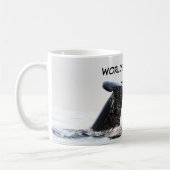 Mug Bouteille de café avec baleine fluke (Gauche)