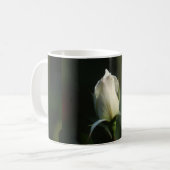 Mug Bouteille de café blanc rosé (Devant gauche)