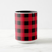 Mug Bouteille de café Buffalo Plaid (Centre)
