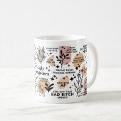 Mug Bouteille de café de rappel quotidienne (Devant droit)