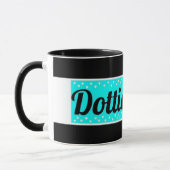 Mug Bouteille de café du logo de la Boutique Dottie (n (Gauche)