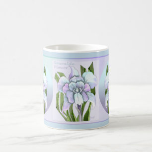 Mug Bouteille de café fleur Smeraldo